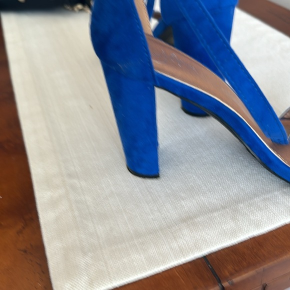 J. Adam’s blue suede sandals size 11 - Picture 2 of 3